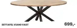Trendhopper Eettafel Viano vast aanbieding