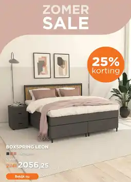 TotaalBED Boxspring Leon aanbieding