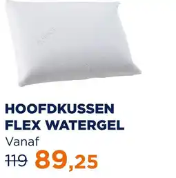 TotaalBED Hoofdkussen Flex | watergel aanbieding
