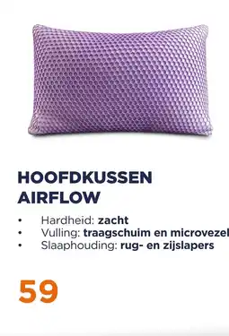 TotaalBED Hoofdkussen Airflow | traagschuim aanbieding