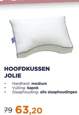 TotaalBED Hoofdkussen Jolie | kapok aanbieding