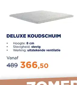 TotaalBED Topmatras Deluxe | koudschuim aanbieding