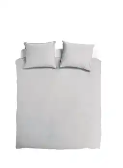 TotaalBED Dekbedovertrek Noa Ice Grey | 140 x 200/220 cm aanbieding