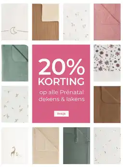 Prenatal op alle Prénatal dekens & lakens aanbieding