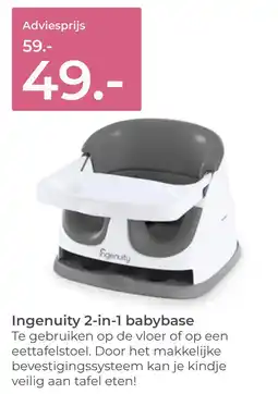 Prenatal Ingenuity 2-in-1 babybase aanbieding