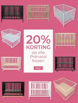 Prenatal op alle Prénatal boxen aanbieding