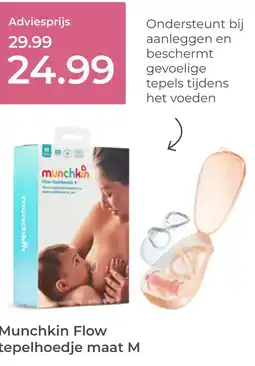 Prenatal Munchkin Flow tepelhoedje maat M aanbieding