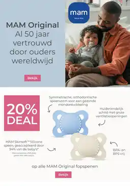 Prenatal op alle MAM Original fopspenen aanbieding