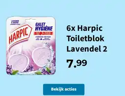 Plein.nl 6x Harpic Toiletblok Lavendel 2 aanbieding
