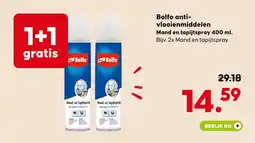 Pets Place Bolfo anti- vlooienmiddelen mand en tapijtspray aanbieding