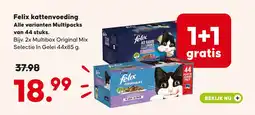 Pets Place Felix kattenvoeding Alle varianten Multipacks van 44 stuks. aanbieding