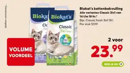 Pets Place Biokat's kattenbakvulling aanbieding