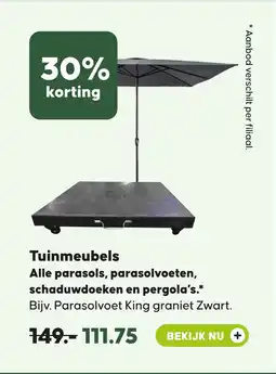 Pets Place Tuinmeubels Alle parasols, parasolvoeten, schaduwdoeken en pergola's. aanbieding