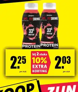 Nettorama XXL Nutrition Fitdrink aanbieding