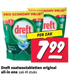 Nettorama Dreft vaatwastabletten original all-in one aanbieding