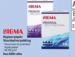Makro SIGMA Kopieerpapier Voordeelverpakking aanbieding