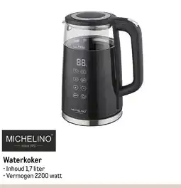 Makro Waterkoker aanbieding