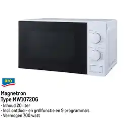 Makro Magnetron Type MW10720G aanbieding