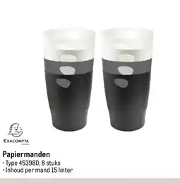 Makro Papiermanden aanbieding