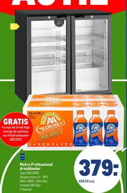 Makro Metro Professional drankkoeler aanbieding