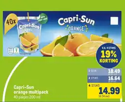 Makro Capri-Sun orange multipack aanbieding