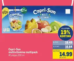 Makro Capri-Sun multivitamine multipack aanbieding