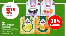 Makro Spa fruit of touch multipack aanbieding