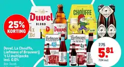 Makro Duvel, La Chouffe, Liefmans of Brouwerij 't IJ multipacks incl. 0.0% aanbieding
