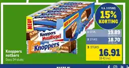 Makro Knoppers nutbars aanbieding