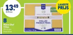 Makro Metro Chef frites aanbieding