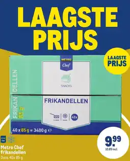 Makro Metro Chef frikandellen aanbieding