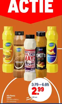 Makro Alle Remia tubes aanbieding