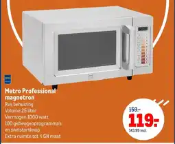 Makro Metro Professional magnetron aanbieding