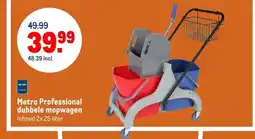 Makro Metro Professional dubbele mopwagen aanbieding