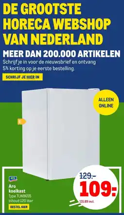 Makro Aro koelkast aanbieding