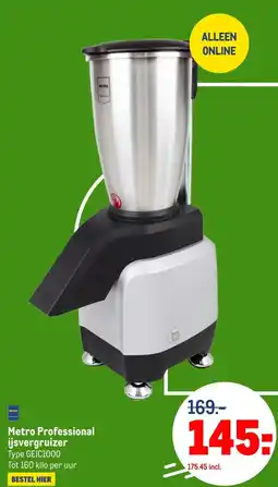 Makro Metro Professional ijsvergruizer aanbieding