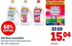 Makro Alle Reus wasmiddel aanbieding