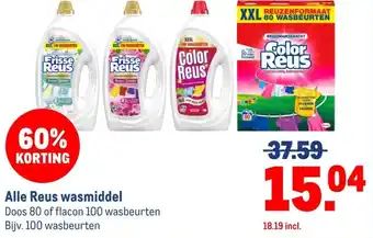 Alle Reus wasmiddel