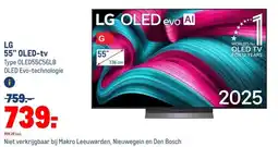 Makro LG 55 OLED-tv aanbieding