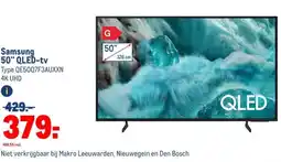 Makro Samsung 50 QLED-tv aanbieding