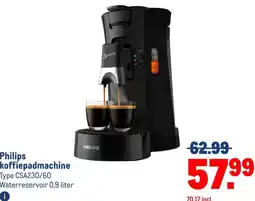 Makro Philips koffiepadmachine aanbieding