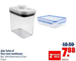 Makro Alle Tefal of Oxo voorraaddozen aanbieding