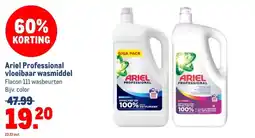 Makro Ariel Professional vloeibaar wasmiddel aanbieding
