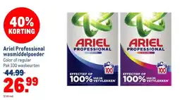 Makro Ariel Professional wasmiddelpoeder aanbieding
