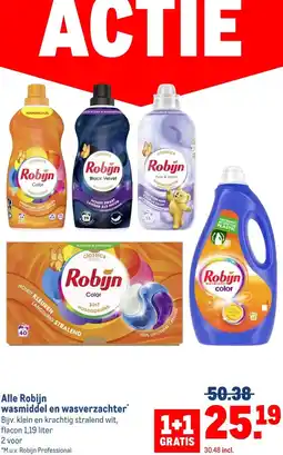 Makro Alle Robijn wasmiddel en wasverzachter aanbieding