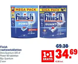 Makro Finish vaatwastabletten aanbieding