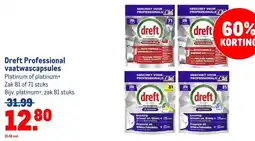 Makro Dreft Professional vaatwascapsules aanbieding