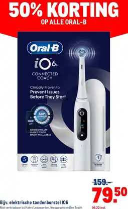 Makro OP ALLE ORAL-B Bijv. elektrische tandenborstel 106 aanbieding