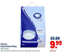 Makro Catsan kattenbakvulling aanbieding