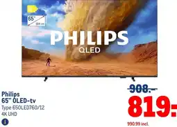 Makro Philips 65 OLED-tv aanbieding